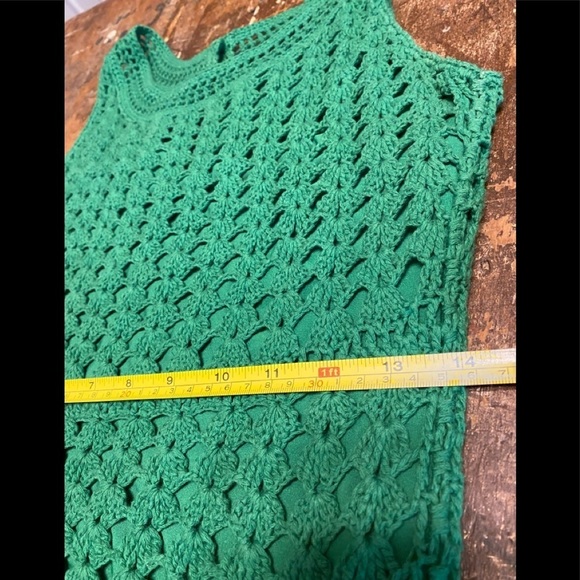 INC Interantional Concepts Dress Crochet Green - Picture 8 of 9